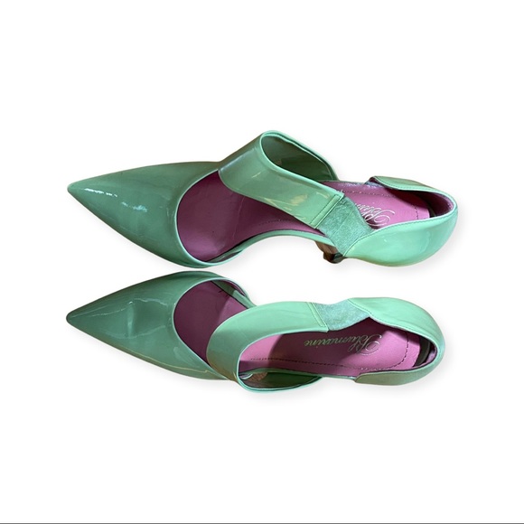 BLUMARINE PATENT LEATHER & PVC STILETTOS - Picture 3 of 3